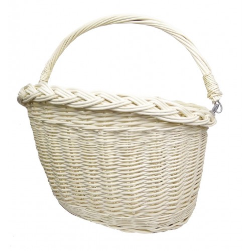 Кошик із лози білий