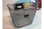 Кошик на "клік" металевий сірий  