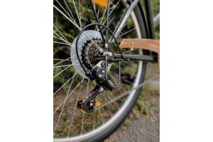 Жіночий міський велосипед Challenge 26" (Shimano 6 швидкостей, чорний)