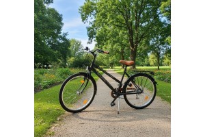 Жіночий міський велосипед Challenge 26" (Shimano 6 швидкостей, чорний)