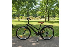 Жіночий міський велосипед Challenge 26" (Shimano 6 швидкостей, чорний)