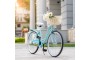 Велосипед міський жіночий з кошиком VANESSA 28 turquoise 