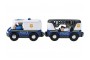 Поліцейська машина з автопричіпом для дерев'яної залізниці Playtive Junior