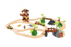  Дерев'яна залізниця Джунглі  3,7м 45 елементів PlayTive Junior
