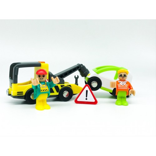 Набір машинок для дерев'яної залізниці PlayTive Ikea Brio Евакуатор