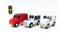 Набір машинок для дерев'яної залізниці PlayTive Ikea Brio Рятувальні машини 3 шт
