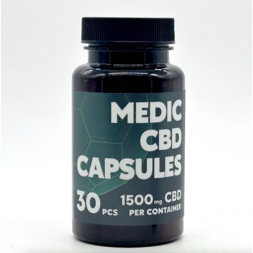 Капсули з КБД Medic Cbd Broad Spectrum 1500 мг 30 шт