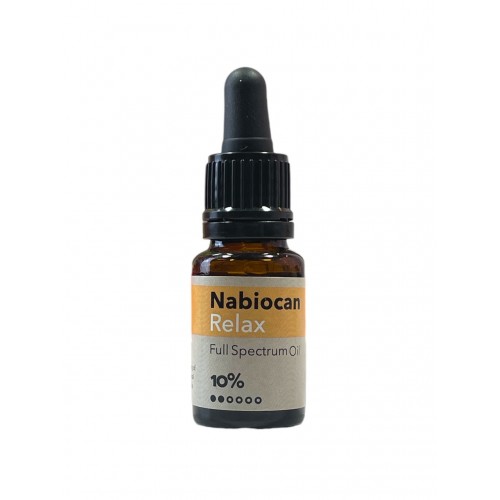 Масло КБД CBD oil 10% Nabiocan Relax Full Spectrum