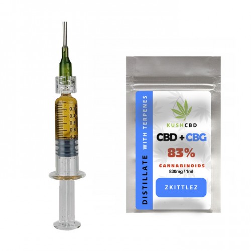 83% LIQUID дистилят CBD+CBG | CBN | ZKITTLEZ | Повний спектр