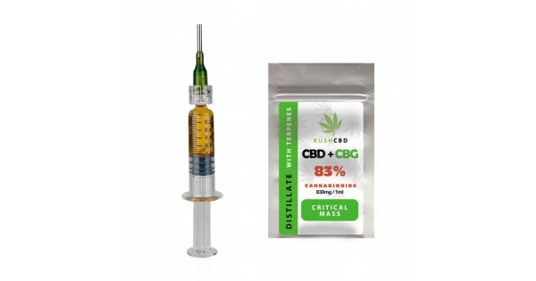 83% LIQUID дестилат CBD + CBN | CBG | CRITICAL MASS | Повний спектр