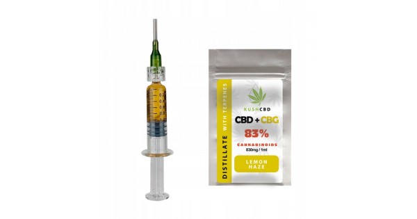 83% LIQUID дестилат CBD + CBN | CBG | LEMON HAZE | Повний спектр