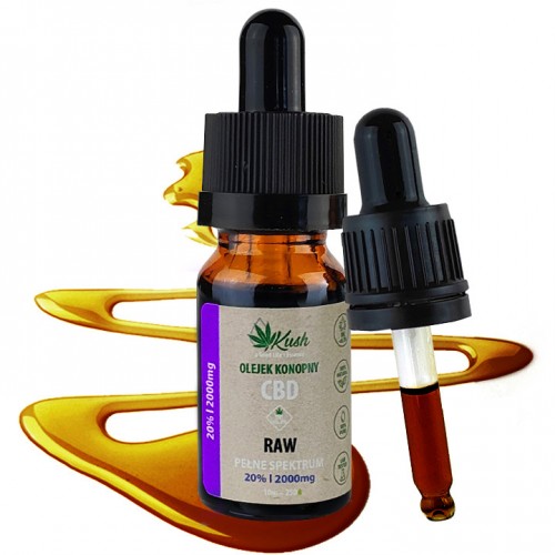20% конопляна олія Kush CBD oil | CBC, CBG, CBN | RAW | Повний спектр