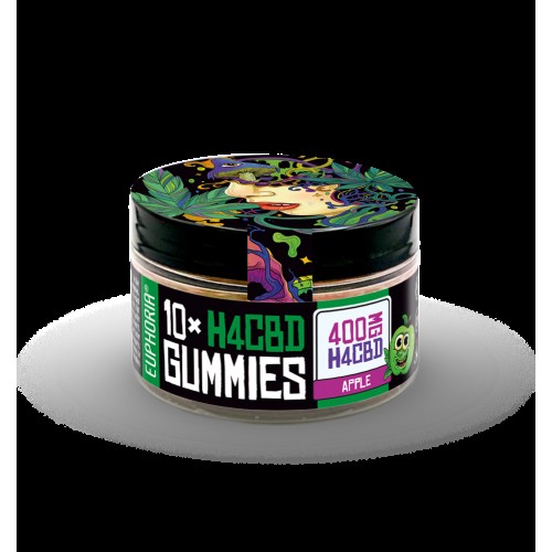 Жувальні цукерки H4CBD Gummies Apple – 10 шт., 400 мг H4CBD