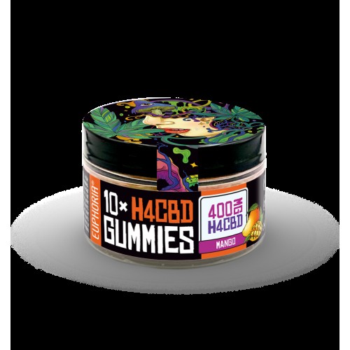 Жувальні цукерки H4CBD Gummies mango – 10 шт., 400 мг H4CBD
